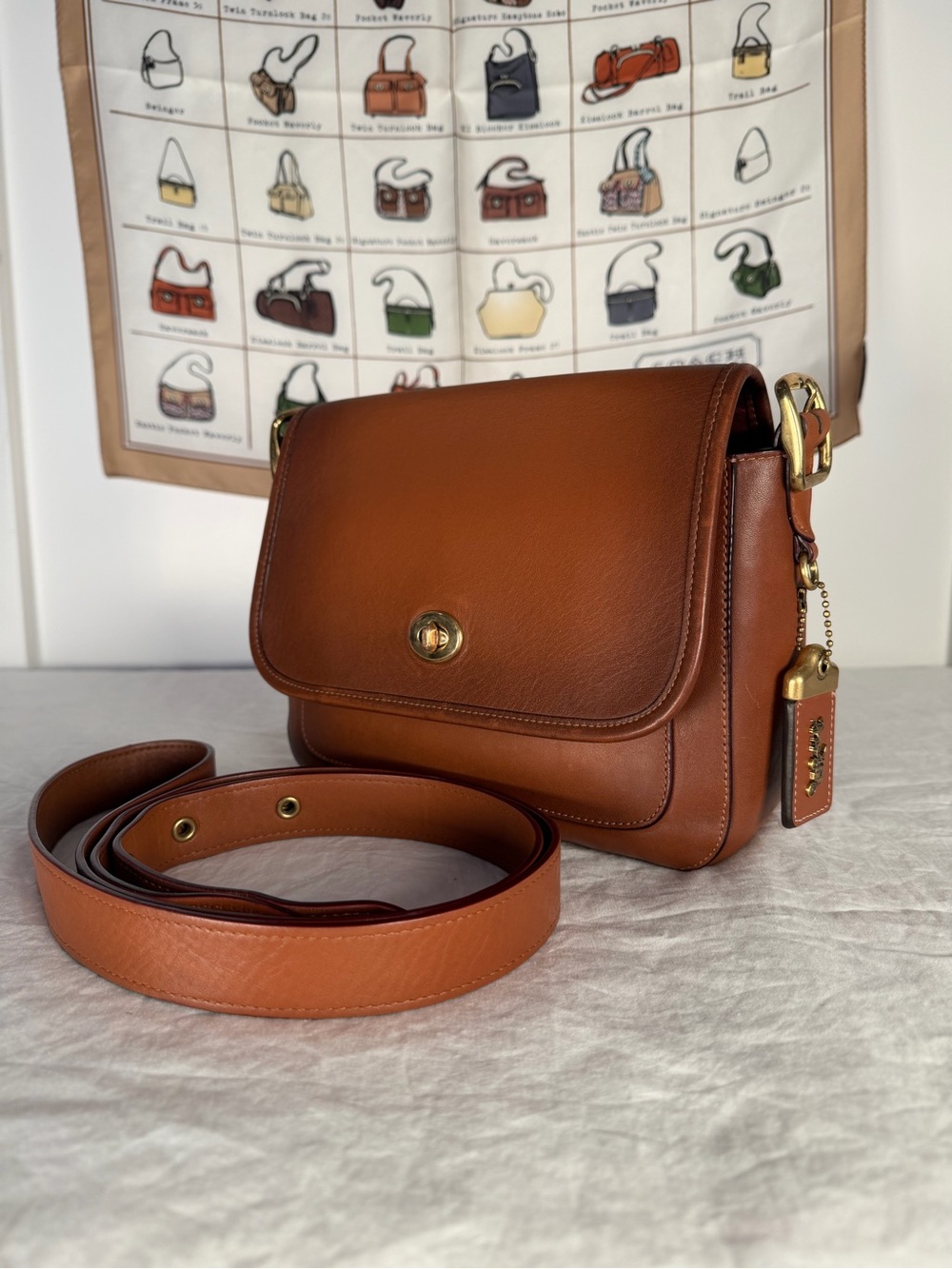 Coach 1941 Rambler Crossbody Bag in British Tan Leather - Style 89127